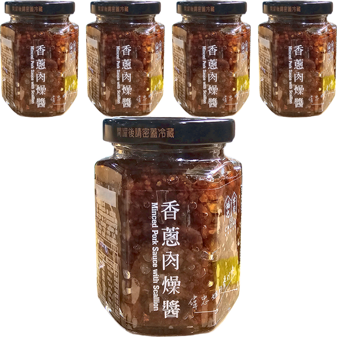 福忠字號 香蔥肉燥醬 180g, 5罐
