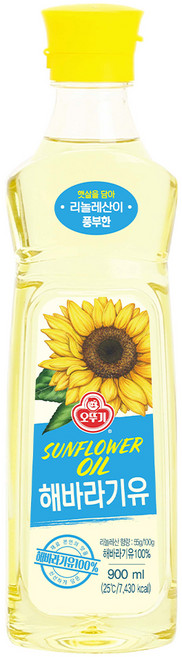 오뚜기 해바라기유, 900ml, 1개