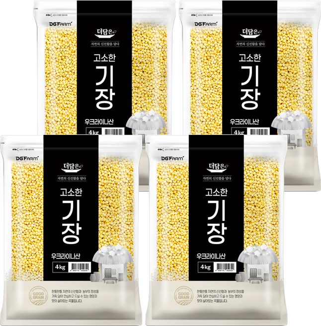 더담은 고소한 기장, 4kg, 4개