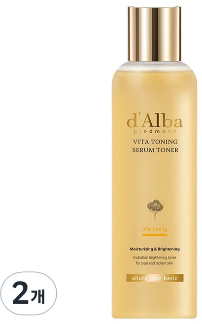 달바 비타 토닝 세럼 토너, 180ml, 2개 - 쿠팡