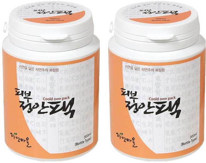 Jayeonmaeul 피부 정안팩, 1개입, 2개