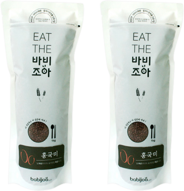 바비조아 홍국미, 1kg, 2개