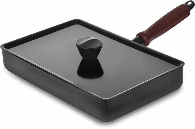 대일엠앤쿡 팬선생 생선구이 팬 + 뚜껑, 30cm, 1세트