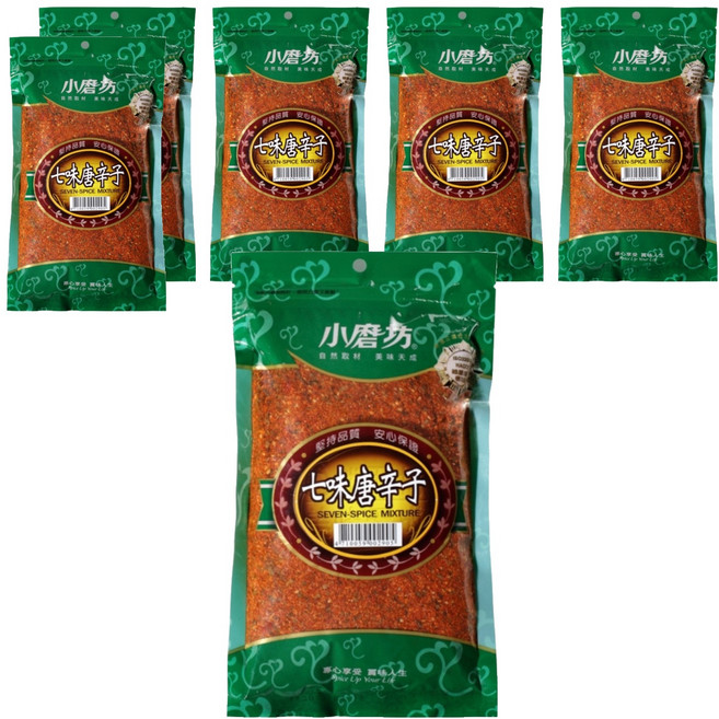 小磨坊 七味唐辛子, 300g, 6包