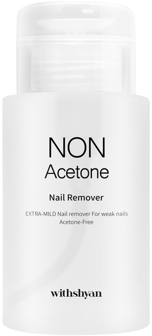 위드샨 대용량 펌프형 논 아세톤 프리 네일 리무버, 200ml, 1개