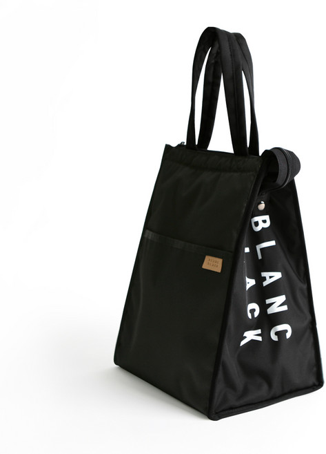 블랑블랙 보온보냉 쿨러백 14L, 블랙, 1개