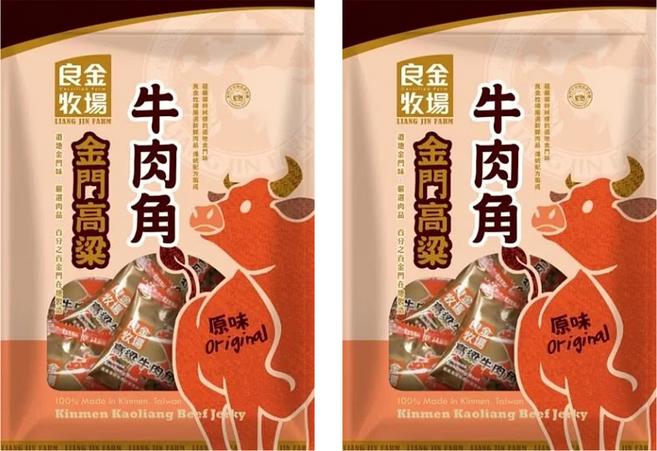 良金牧場 高粱牛肉角 原味, 165g, 2包