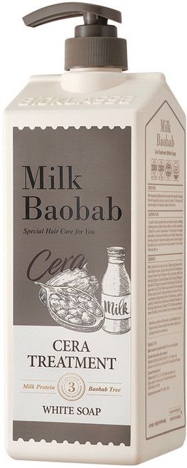 밀크바오밥 세라 트리트먼트 화이트솝, 1.2L, 1개