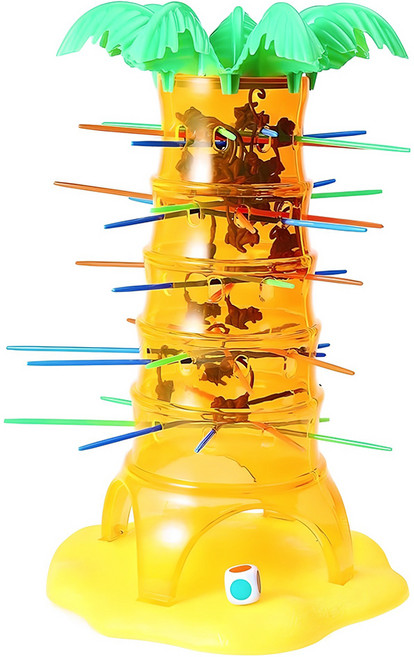 대롱 대롱 원숭이 게임, 혼합색상, 1개