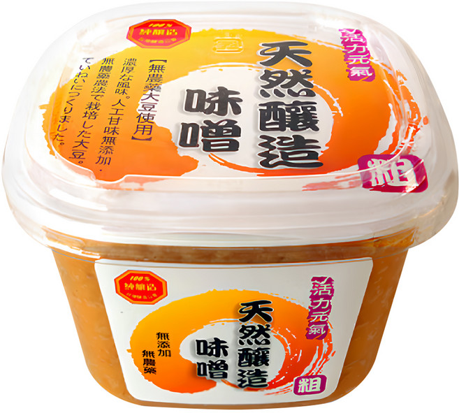 味榮 元氣純釀大豆味噌 粗, 500g, 1盒