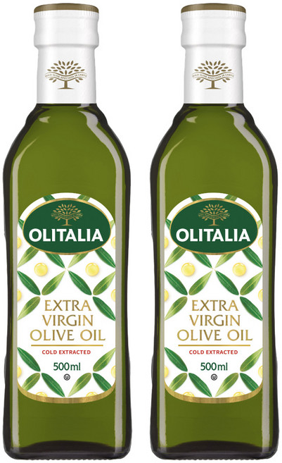 올리타리아 엑스트라버진 올리브유, 500ml, 2개