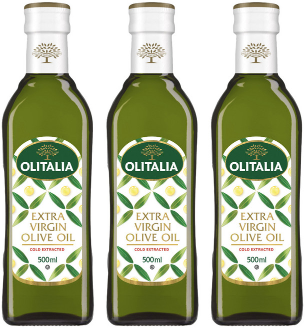 올리타리아 엑스트라버진 올리브유, 500ml, 3개
