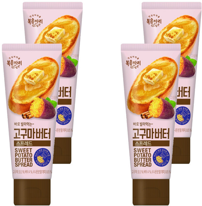 복음자리 바로 발라먹는 고구마버터 스프레드, 100g, 4개
