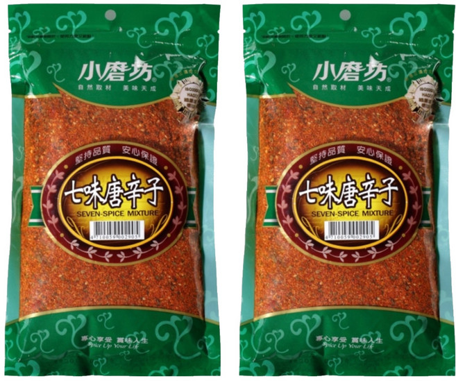 小磨坊 七味唐辛子, 300g, 2包