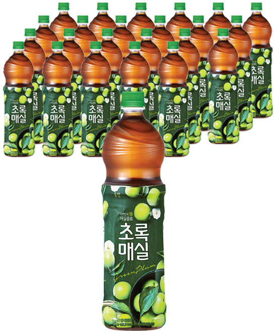 초록매실 PET, 1.5L, 24개