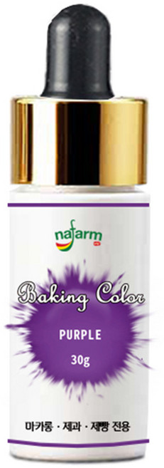 내팜 베이킹칼라 퍼플, 30g, 1개