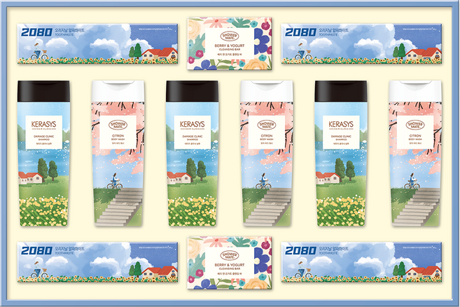 애경 꽃향기 선물세트, 4세트