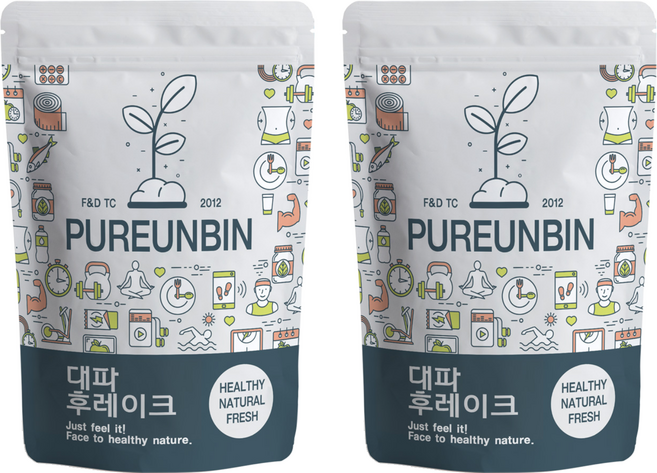 푸른빈 대파 후레이크 분태, 300g, 2개