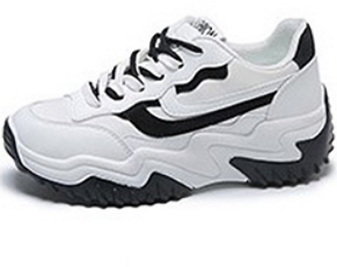 뮤베아 여성용 플랫폼 어글리 통굽 운동화 WS717