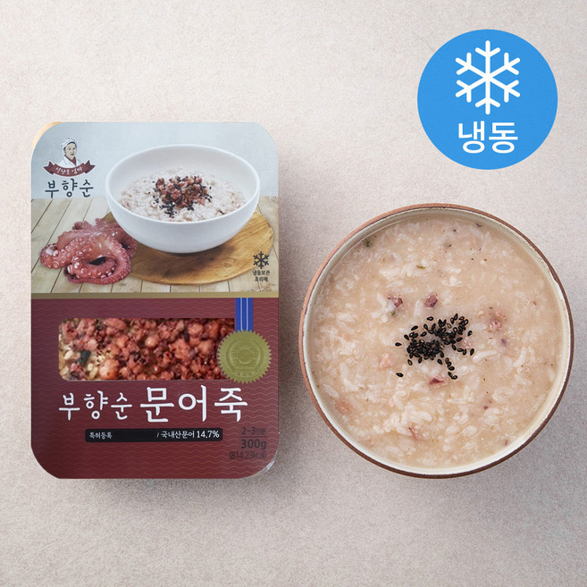 부향순 문어죽 (냉동), 300g, 1개