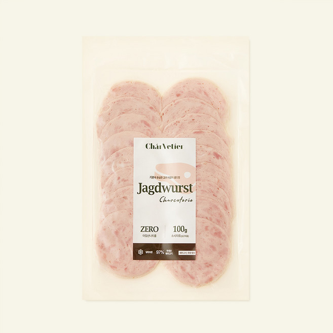 샤르베티에 아질산 나트륨 무첨가 약드부어스트, 100g, 1개
