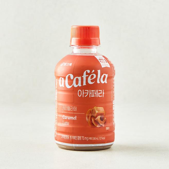 아카페라 카라멜라떼, 240ml, 1개