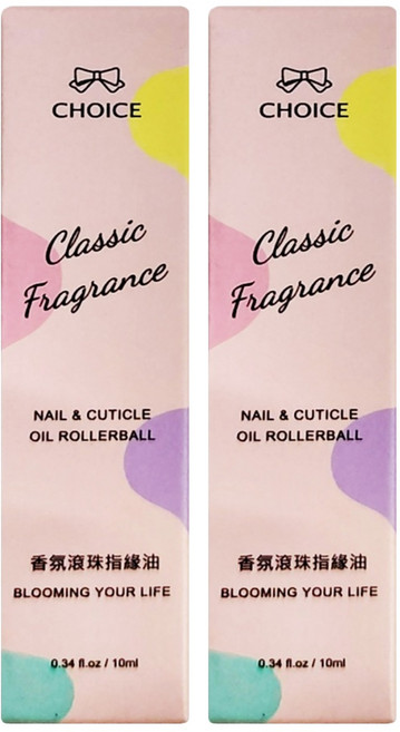 CHOICE 巧思 滾珠指緣油 英國梨與小蒼蘭, 10ml, 2瓶