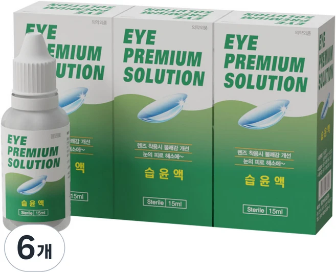 휴먼바이오 아이프리미엄 습윤액, 15ml, 6개 - 쿠팡