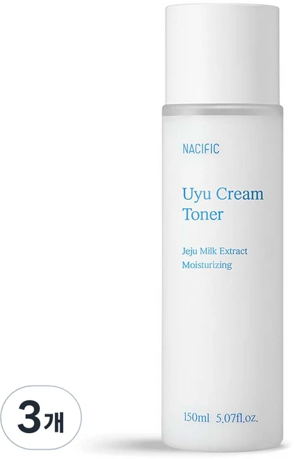 네시픽 우유크림 토너, 3개, 150ml - 쿠팡