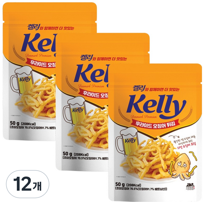 SEA STORE ROOM Kelly 真正炸魷魚, 12個, 50g