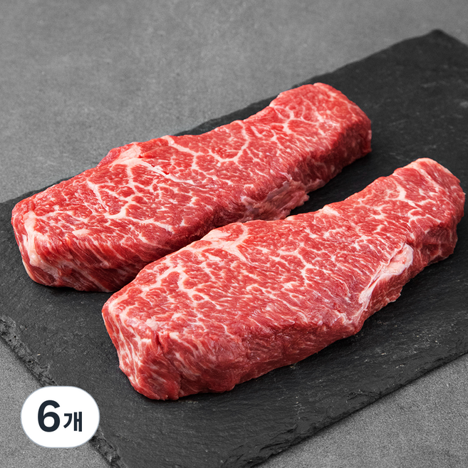 푸드랩플러스 호주산 곡물 살치살 스테이크 (냉장), 400g, 6개