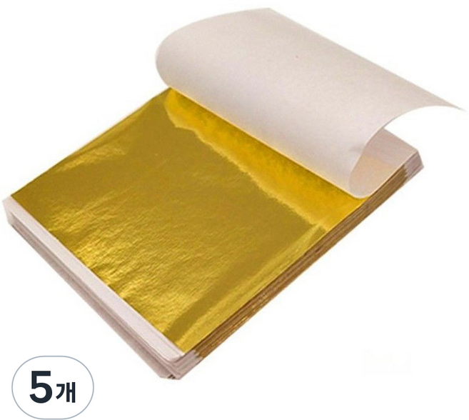 工藝用金箔紙, K金箔, 5個