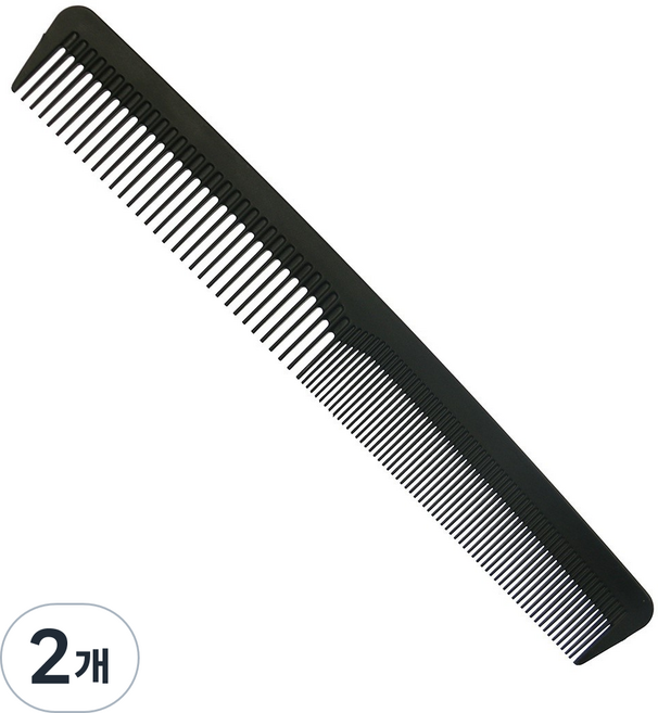 미용실 빗, 블랙, 2개