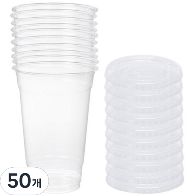 롯데이라이프 테이크아웃 아이스컵 720ml, 1개입, 50개