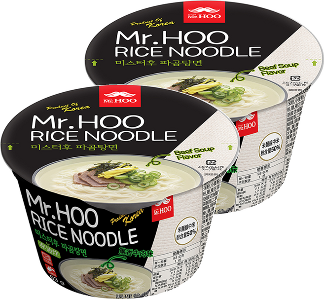 Mr.HOO 米麵線 蔥香牛肉味, 2入