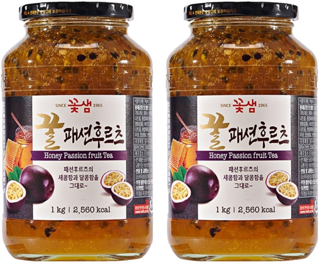 꽃샘 꿀 패션후르츠, 2개, 1개입, 1kg