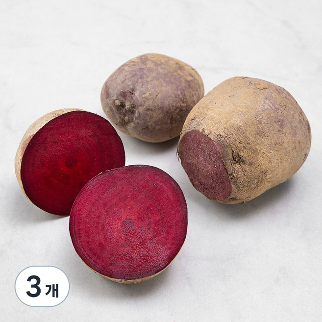제주도 친환경 비트, 1kg, 3개