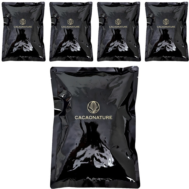 카카오네이처 화이트 컴파운드 코팅 초콜릿, 1kg, 5개