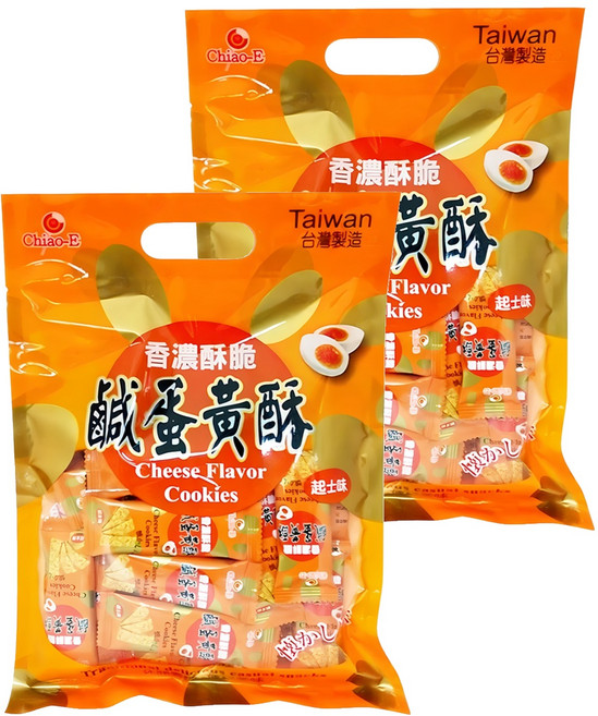Chiao-E 巧益 起士鹹蛋黃酥, 210g, 2袋