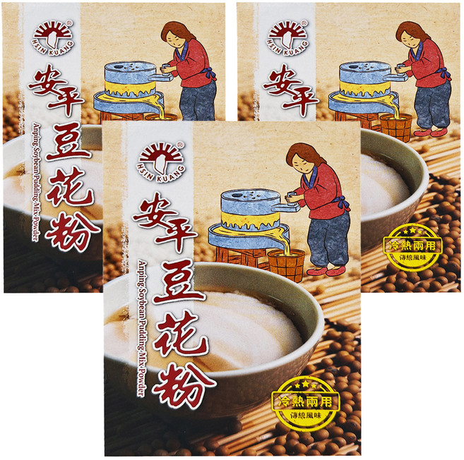 新光洋菜 安平豆花粉, 90g, 3盒