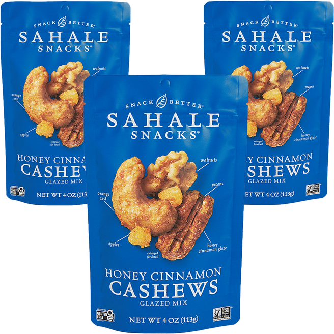 사할리스낵 허니 캐슈넛, 113g, 3개
