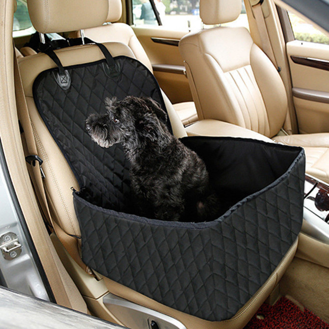 씨로이 반려동물 방수 카시트, 블랙, 1개