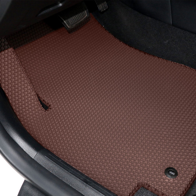 메이튼 차량 TPE 벌집패턴 카매트 운전석, 르노 XM3 20년2월~, 브라운