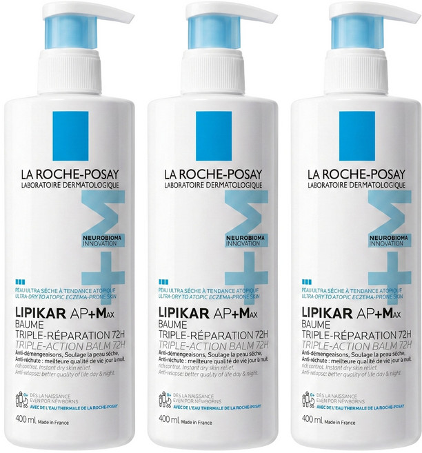 LA ROCHE POSAY 理膚寶水 理必佳極效滋潤霜, 400ml, 3瓶