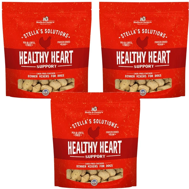 스텔라앤츄이스 강아지 솔루션 서포트 기능성 사료, 심장, 50g, 3개 - 쿠팡
