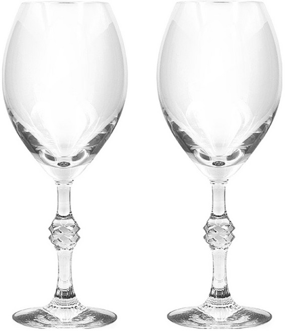 Baccarat 크리스탈 패션 컬렉션 샴페인 글라스 2812815, 2개, 440ml