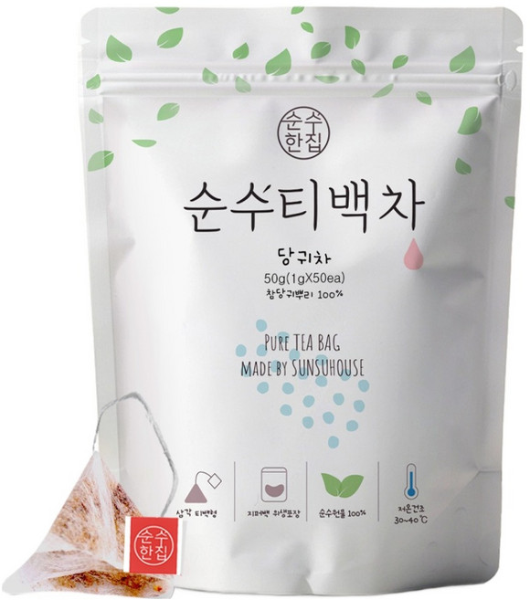 순수한집 당귀차 삼각티백, 1g, 50개입, 1개