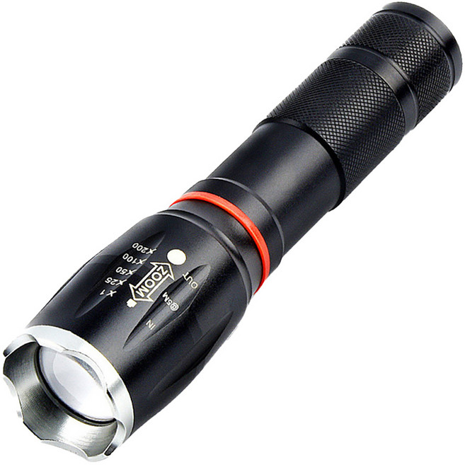 bell and howell Tac Light Pro 軍用等級防水多功能手電筒, 1個, Black