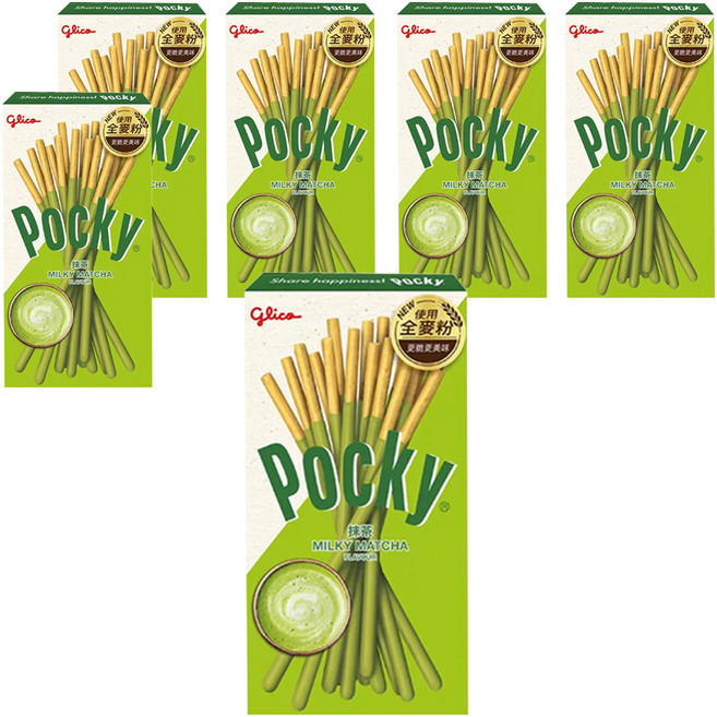 glico 格力高 Pocky 百奇 抹茶棒, 28g, 6盒