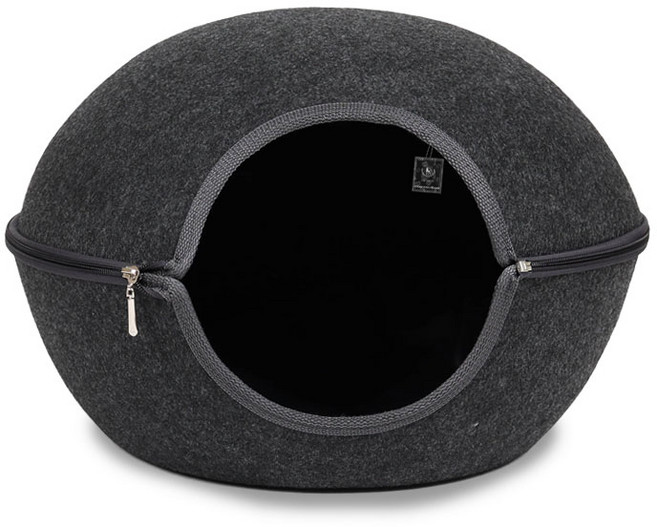 딩동펫 반려묘 숨숨집 돔형 하우스, 다크그레이, 1개